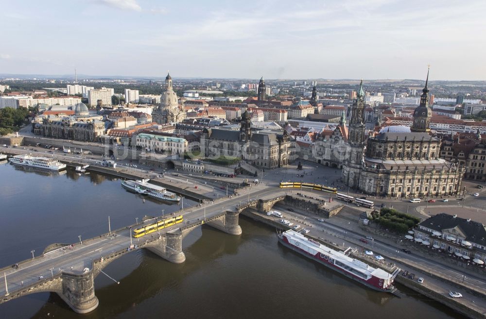 Luftbild Dresden - Stadtansicht von Dresden im Bundesland Sachsen