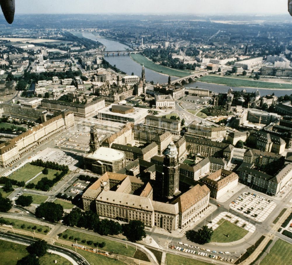 Dresden von oben - Stadtansicht der Dresdner Altstadt