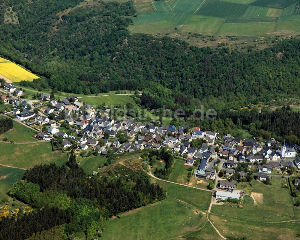 Luftaufnahme Dörscheid - Stadtansicht von Dörscheid im Bundesland Rheinland-Pfalz