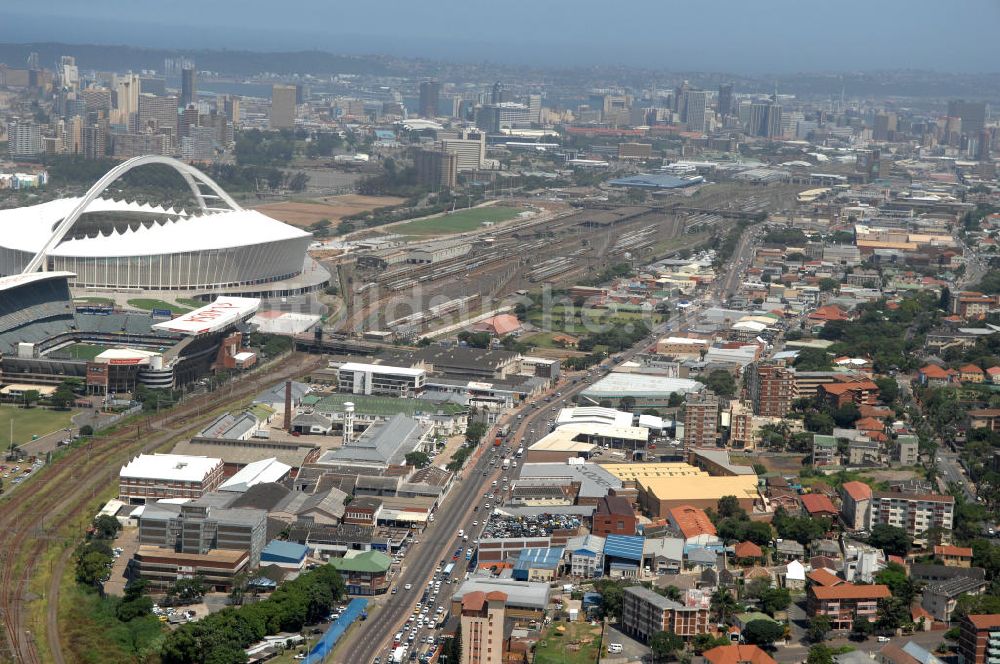 Luftaufnahme Durban - Stadtansicht von Durban in Südafrika - City View from Durban in South Africa