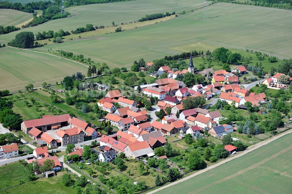 Luftbild Elleben - Stadtansicht Elleben OT Gügleben in Thüringen