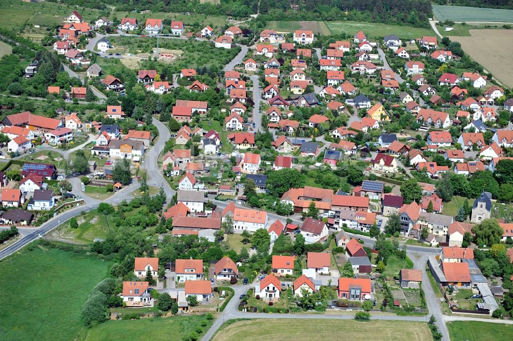 Luftbild Elleben - Stadtansicht Elleben OT Riechheim in Thüringen