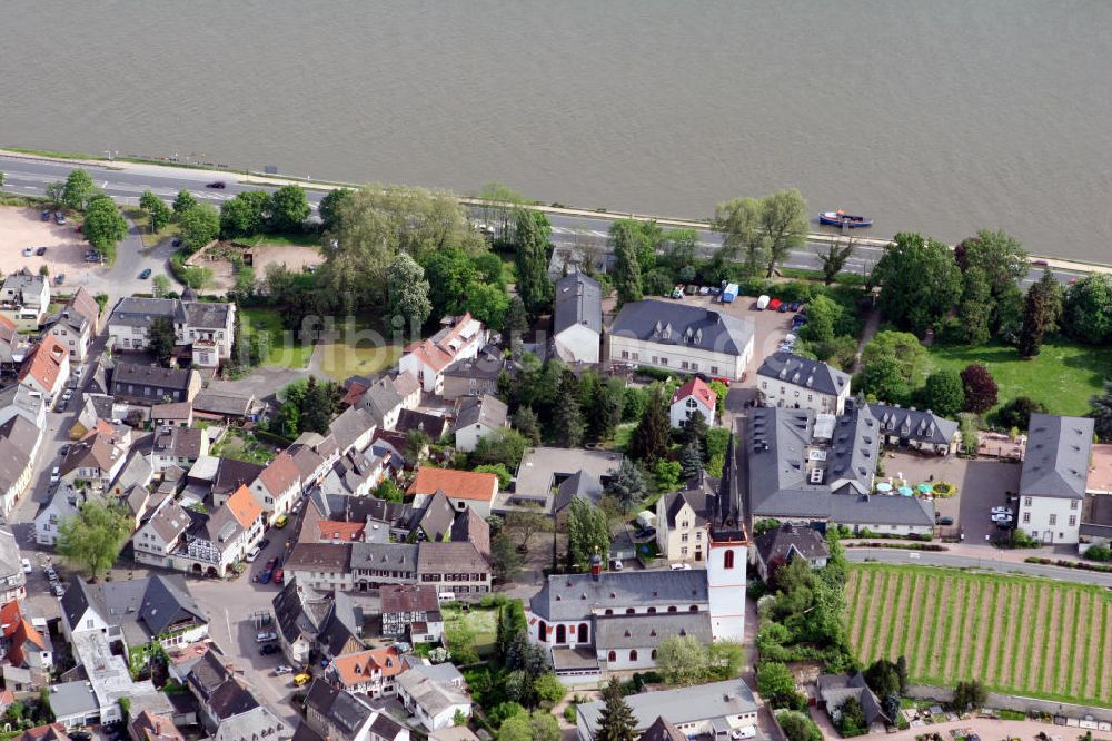 Luftbild Eltville am Rhein - Stadtansicht Eltville