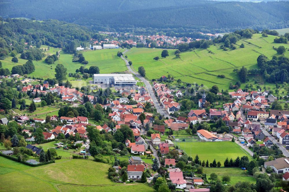 Luftbild Emsetal OT Schmerbach - Stadtansicht Emsetal OT Schmerbach