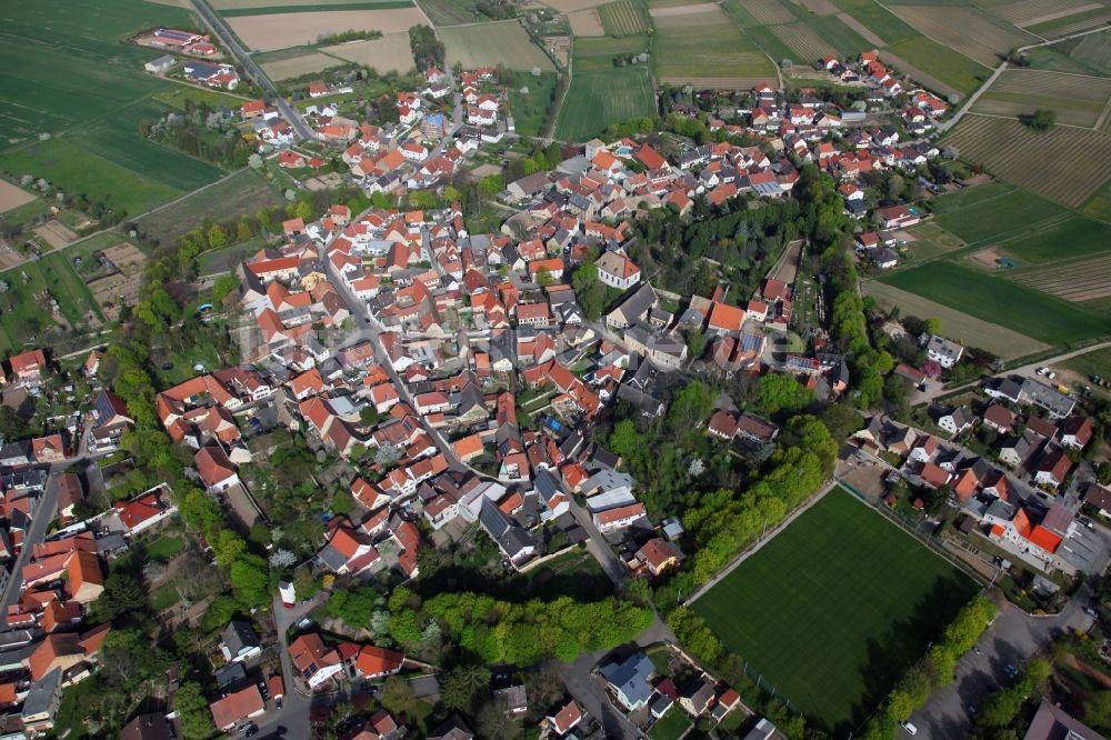 Eppelsheim von oben - Stadtansicht von Eppelsheim im Bundesland Rheinland-Pfalz