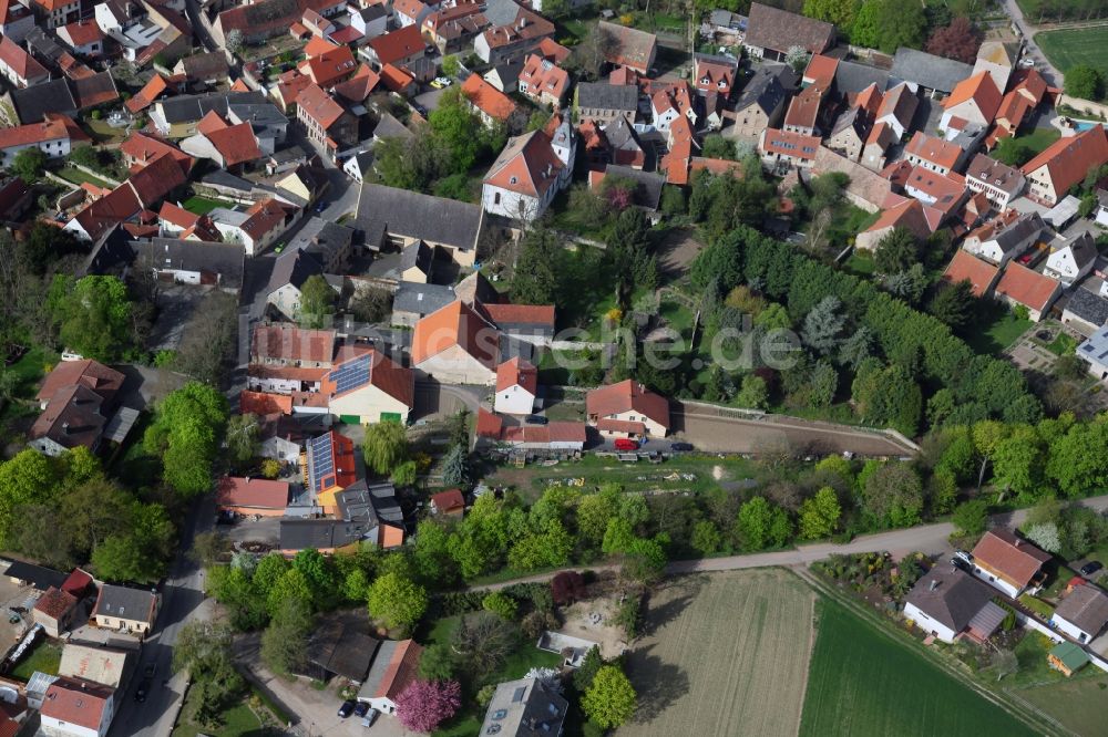 Luftaufnahme Eppelsheim - Stadtansicht von Eppelsheim im Bundesland Rheinland-Pfalz