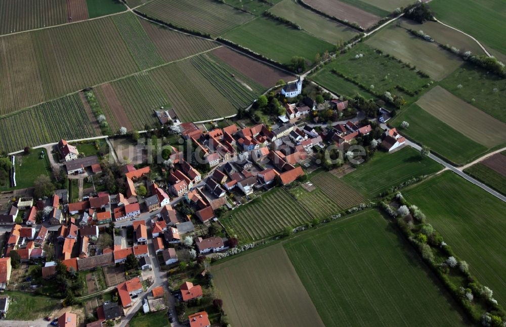 Esselborn aus der Vogelperspektive: Stadtansicht von Esselborn im Bundesland Rheinland-Pfalz