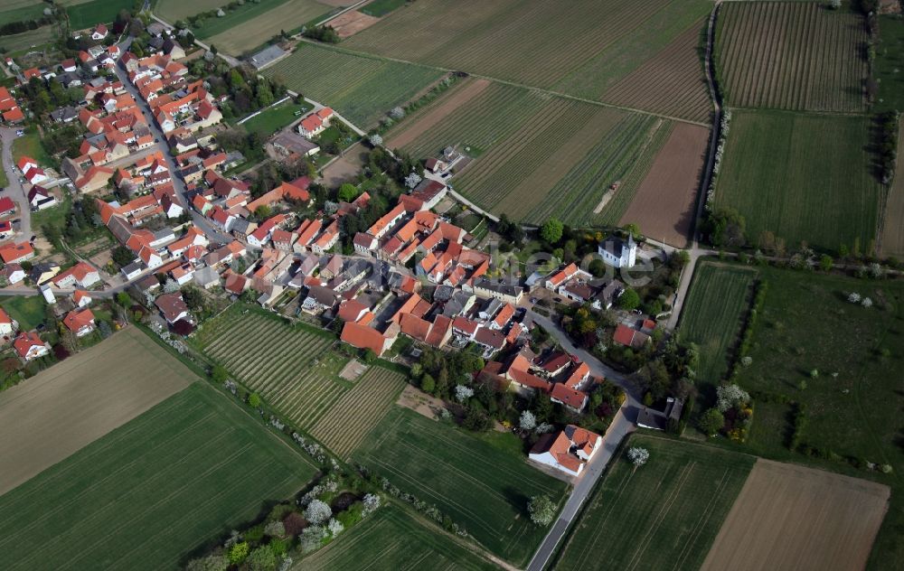 Luftaufnahme Esselborn - Stadtansicht von Esselborn im Bundesland Rheinland-Pfalz