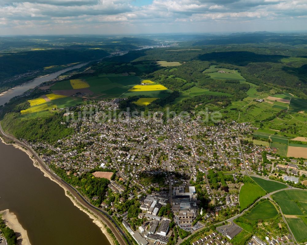 Luftaufnahme Feldkirchen - Stadtansicht von Feldkirchen im Bundesland Rheinland-Pfalz