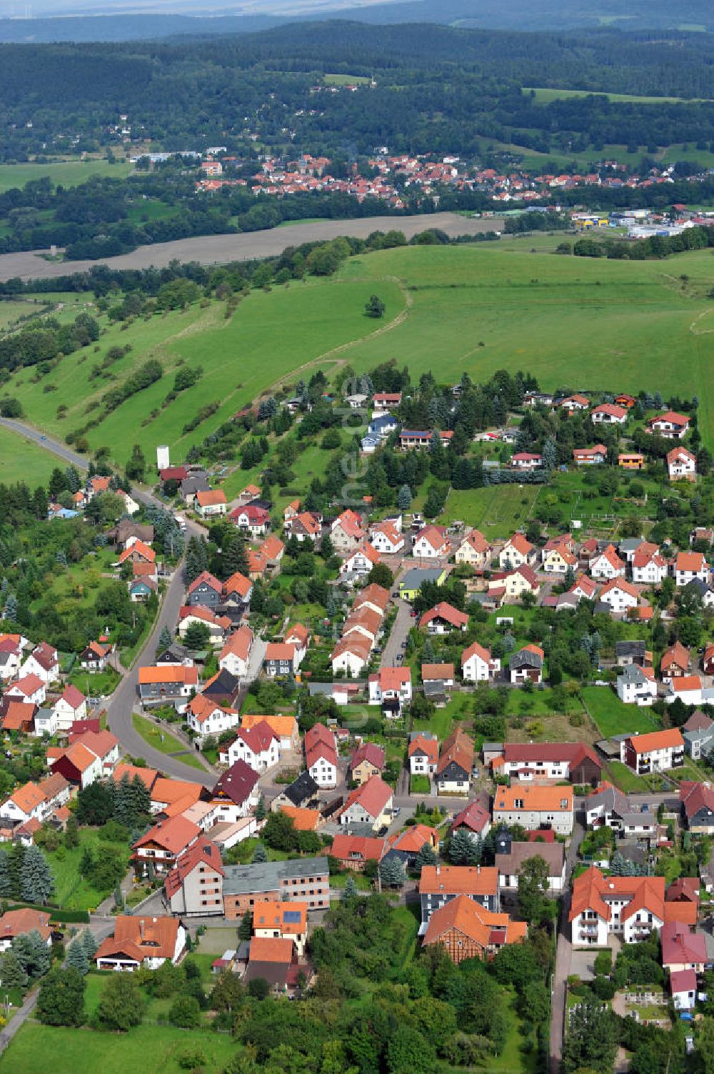 Luftbild Fischbach / Rhön - Stadtansicht Fischbach / Rhön