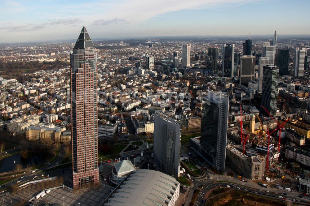 Luftaufnahme Frankfurt am Main - Stadtansicht Frankfurt am Main