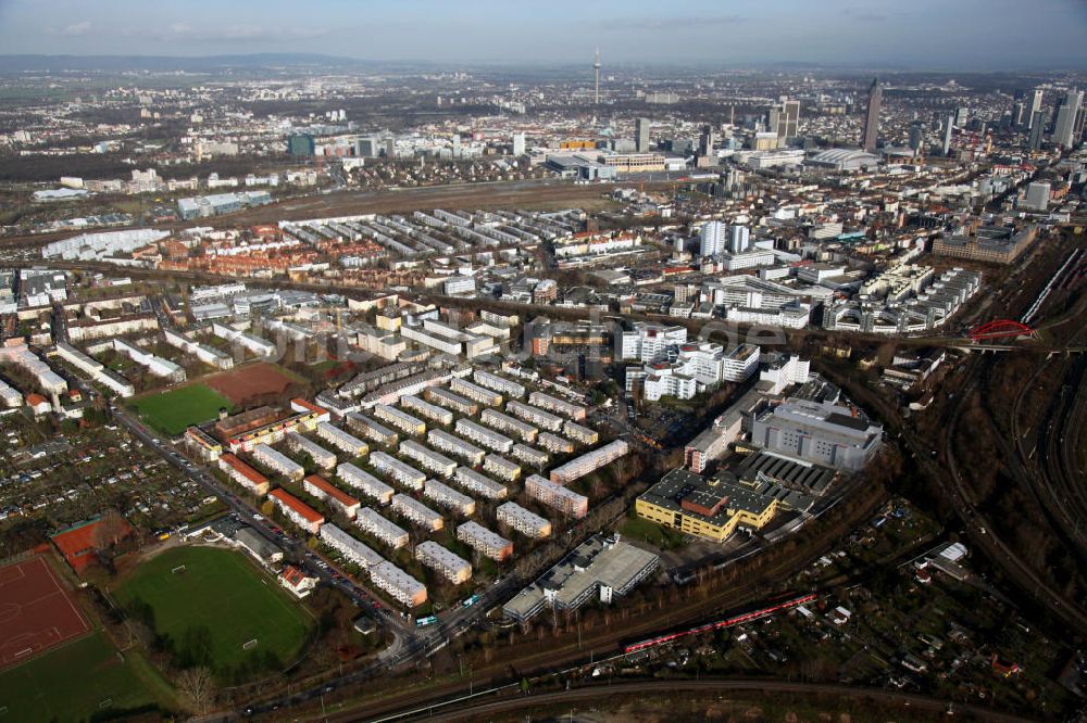 Frankfurt am Main von oben - Stadtansicht Frankfurt am Main