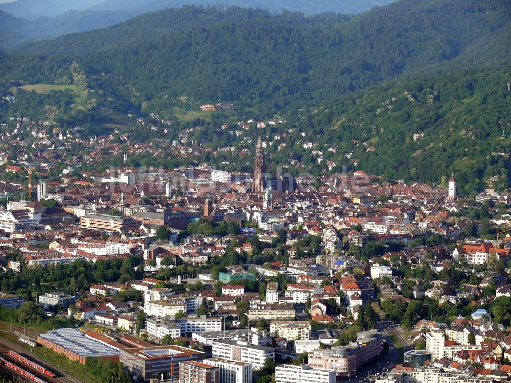 Luftaufnahme Freiburg - Stadtansicht Freiburg