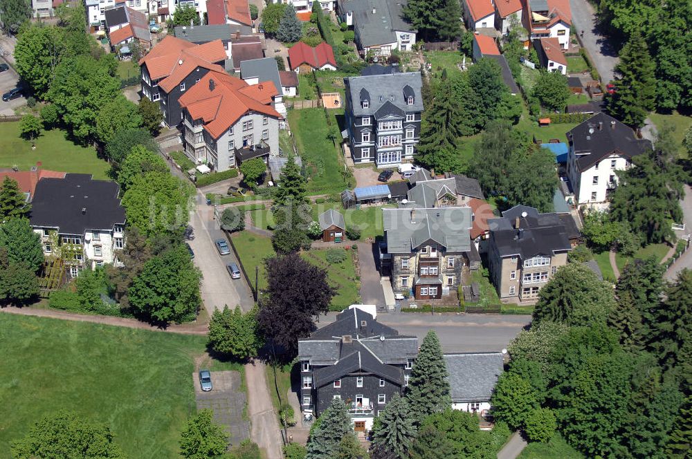 Luftaufnahme Friedrichroda - Stadtansicht Friedrichroda