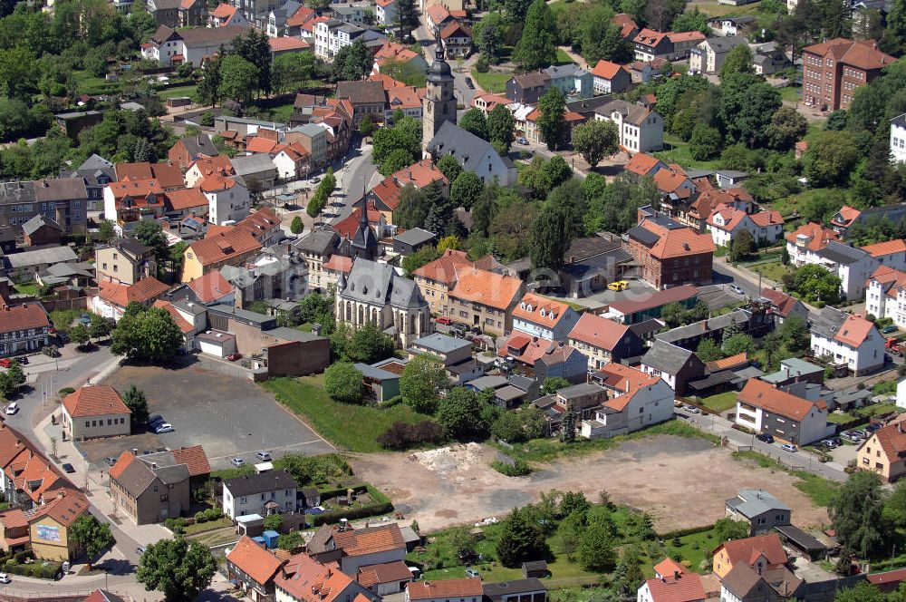 Luftbild Friedrichroda - Stadtansicht Friedrichroda