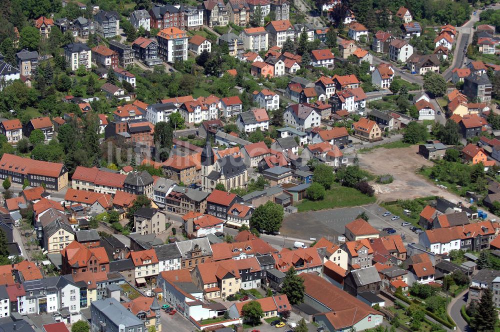 Friedrichroda von oben - Stadtansicht Friedrichroda