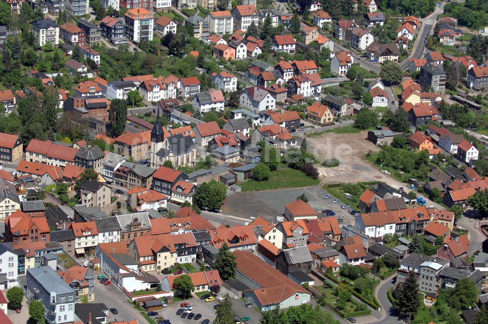 Friedrichroda aus der Vogelperspektive: Stadtansicht Friedrichroda