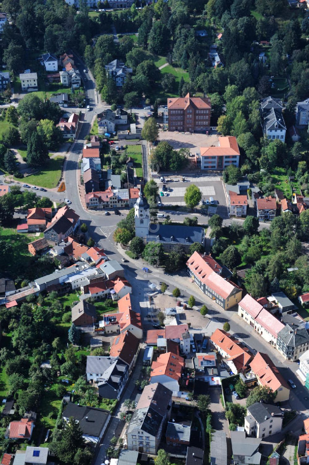 Friedrichroda von oben - Stadtansicht Friedrichroda in Thüringen