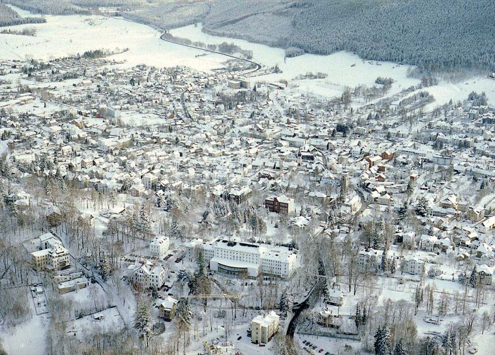 Friedrichroda / Thüringen von oben - Stadtansicht von Friedrichroda / Thüringen.