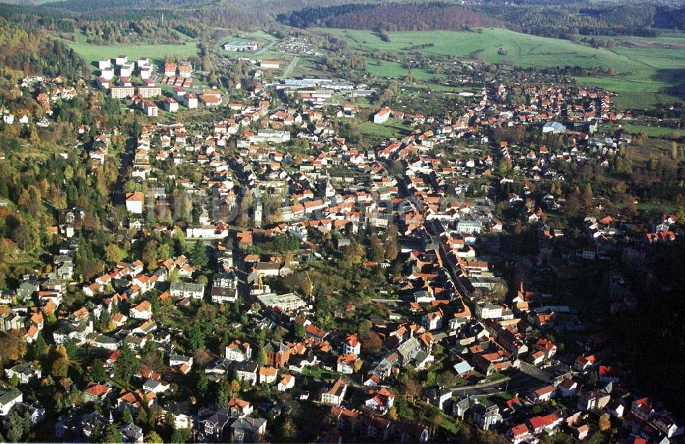 Luftbild Friedrichroda / Thür. - Stadtansicht von Friedrichroda in Thüringen aus südlicher Richtung.