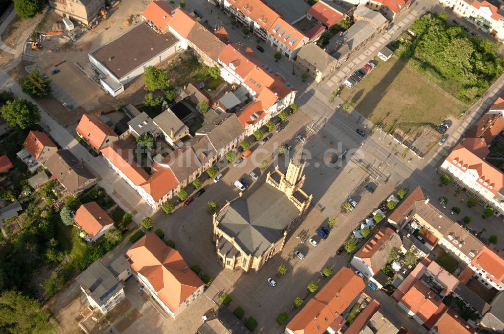 Fürstenberg aus der Vogelperspektive: Stadtansicht von Fürstenberg/ Havel