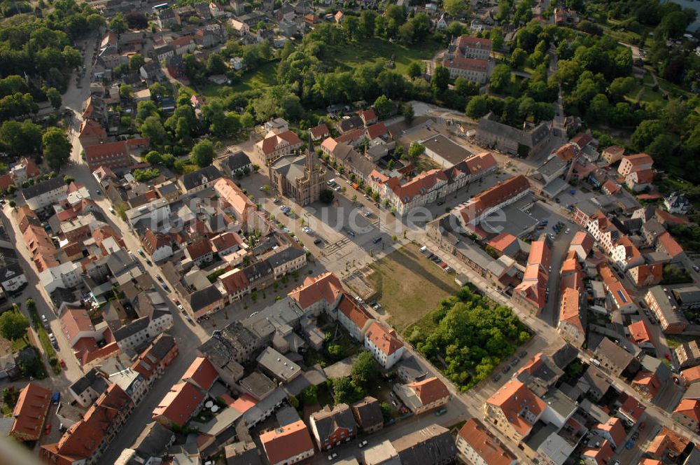 Luftaufnahme Fürstenberg - Stadtansicht von Fürstenberg/ Havel