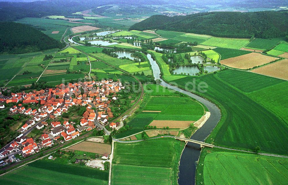 Luftbild Fulda / Hessen - Stadtansicht von Fulda / Hessen.