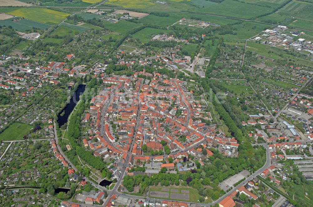 Luftaufnahme Gardelegen - Stadtansicht Gardelegen