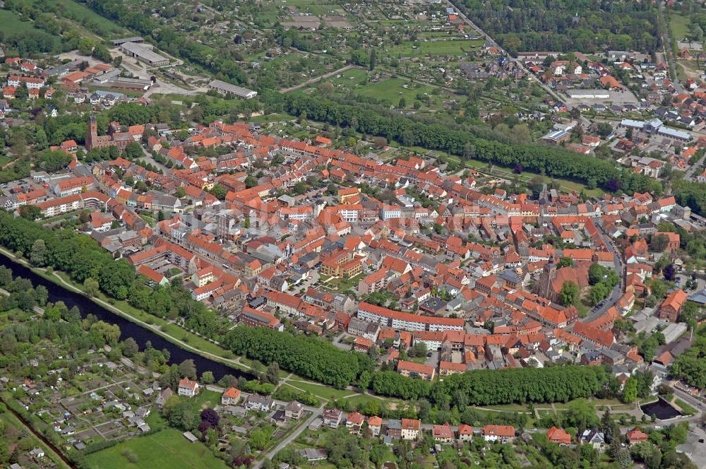 Gardelegen aus der Vogelperspektive: Stadtansicht Gardelegen