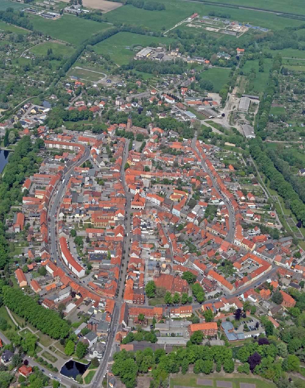 Luftbild Gardelegen - Stadtansicht Gardelegen