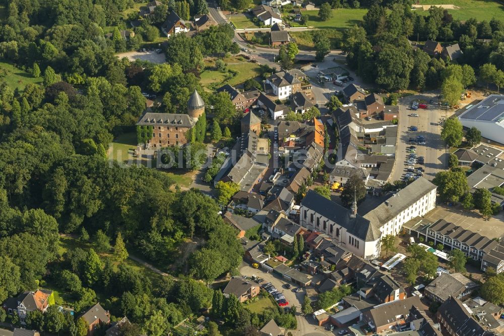 Luftaufnahme Brüggen - Stadtansicht der Gemeinde Brüggen