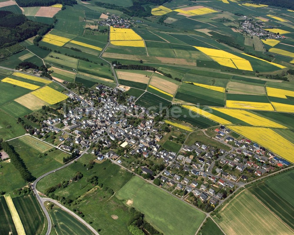 Gemmerich aus der Vogelperspektive: Stadtansicht von Gemmerich im Bundesland Rheinland-Pfalz