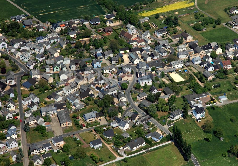 Luftaufnahme Gemmerich - Stadtansicht von Gemmerich im Bundesland Rheinland-Pfalz