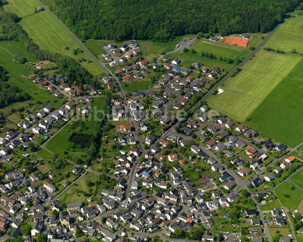 Luftaufnahme Gemünden - Stadtansicht von Gemünden im Bundesland Rheinland-Pfalz