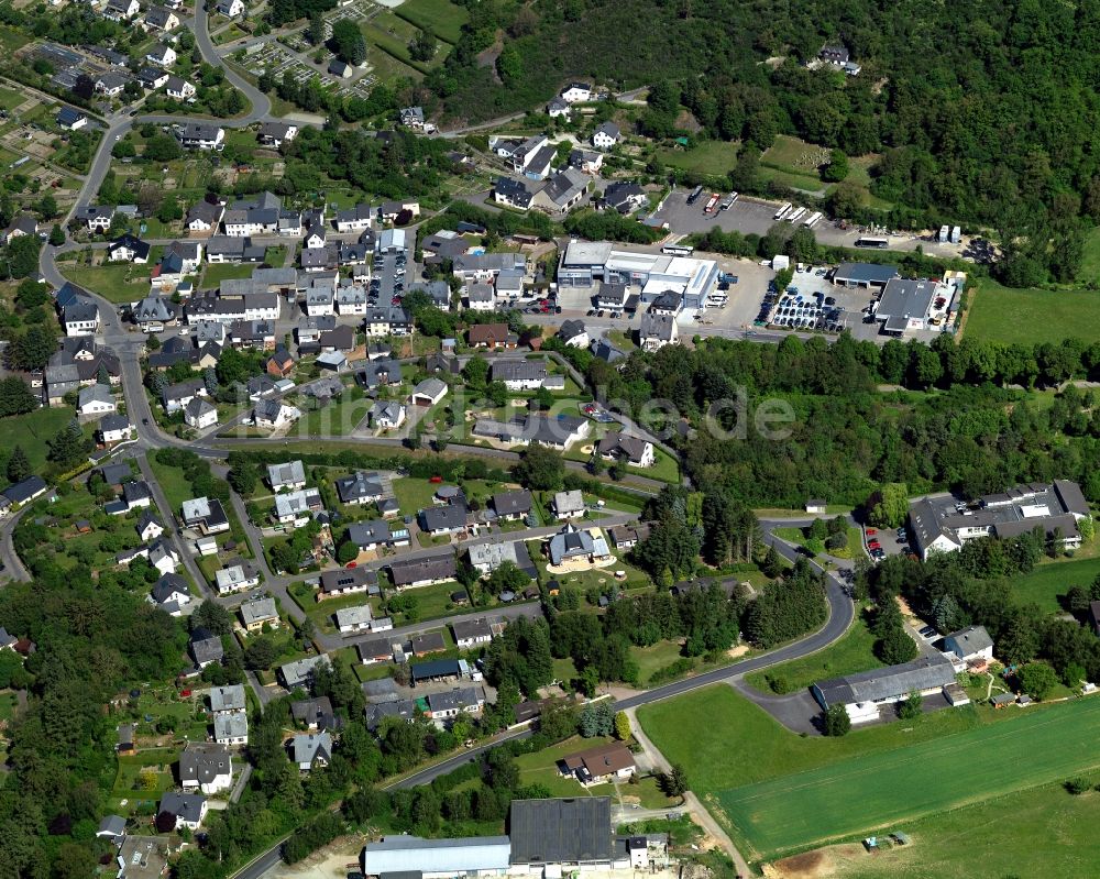 Luftbild Gemünden - Stadtansicht von Gemünden im Bundesland Rheinland-Pfalz