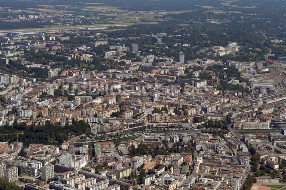 Luftaufnahme GENF - Stadtansicht Genf