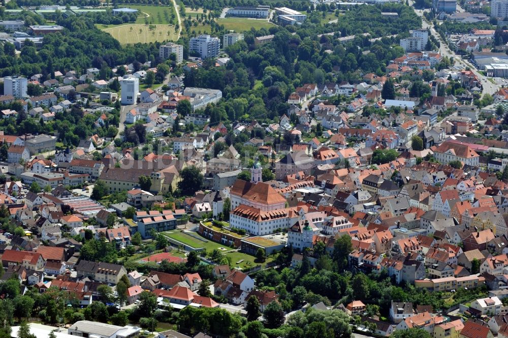 Günzburg aus der Vogelperspektive: Stadtansicht von Günzburg im Bundesland Bayern