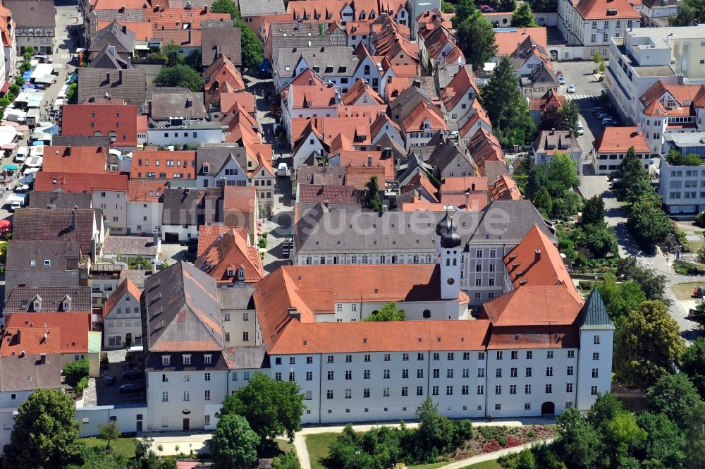 Günzburg von oben - Stadtansicht von Günzburg im Bundesland Bayern