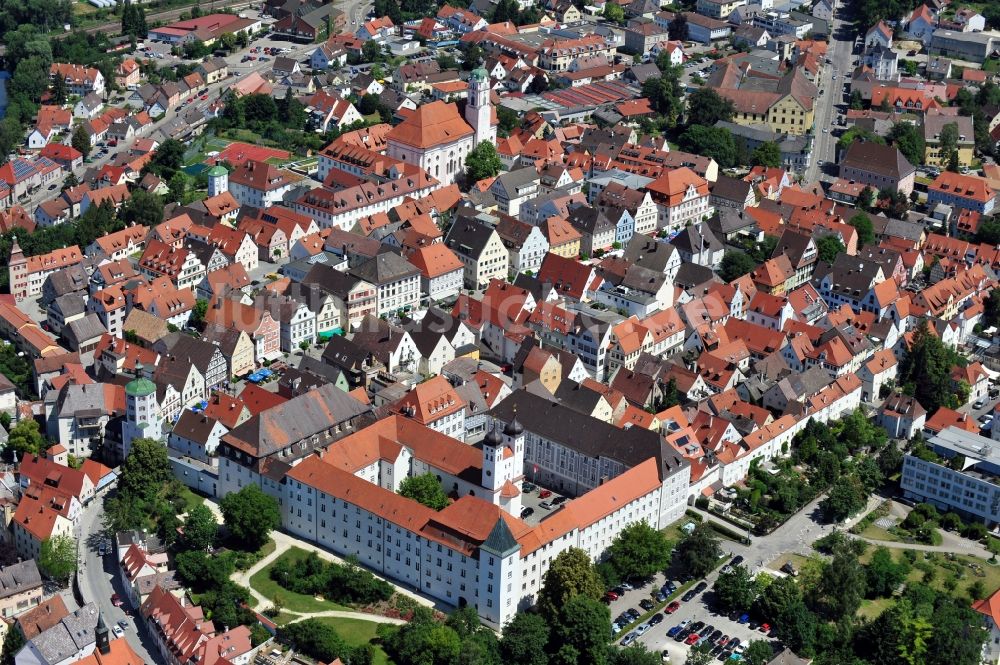 Luftbild Günzburg - Stadtansicht von Günzburg im Bundesland Bayern