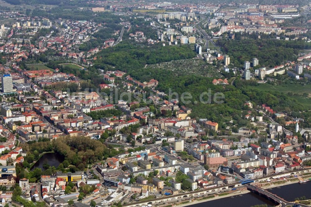 Gorzow Wielkopolski / Altlandsbe von oben - Stadtansicht Gorzow Wielkopolski Altlandsberg an der Warthe