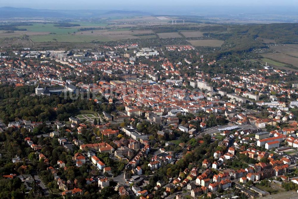 Gotha von oben - Stadtansicht von Gotha