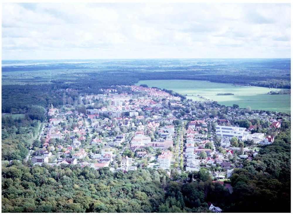 Graal-Müritz / Mecklenburg Vorpommern aus der Vogelperspektive: Stadtansicht Graal - Müritz / Mecklenburg Vorpommern / 27.09.02