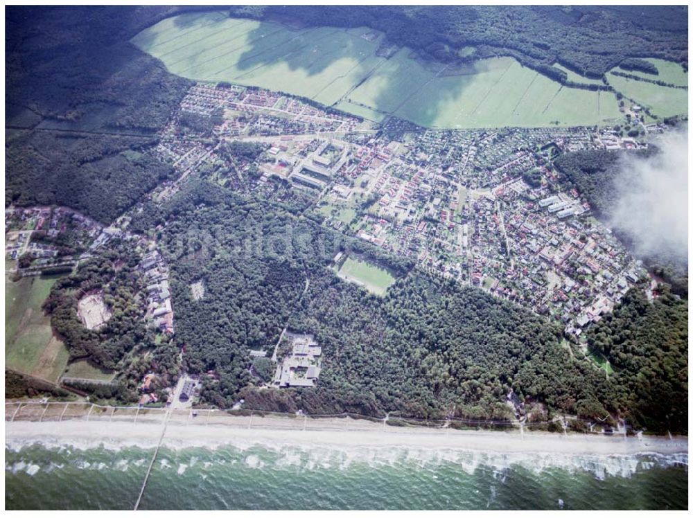 Luftaufnahme Graal-Müritz / Mecklenburg Vorpommern - Stadtansicht Graal - Müritz / Mecklenburg Vorpommern / 27.09.02