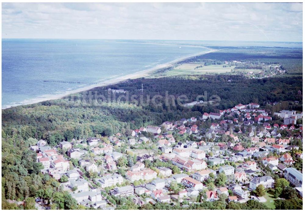 Graal-Müritz / Mecklenburg Vorpommern von oben - Stadtansicht Graal - Müritz / Mecklenburg Vorpommern / 27.09.02