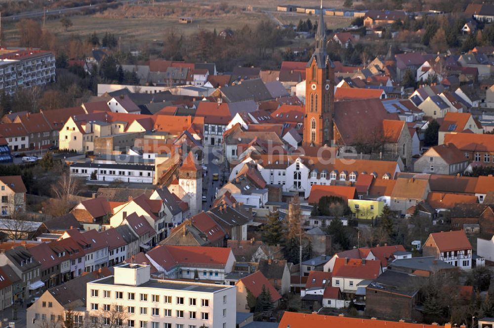 Luftaufnahme Gräfenhainichen - Stadtansicht Gräfenhainichen