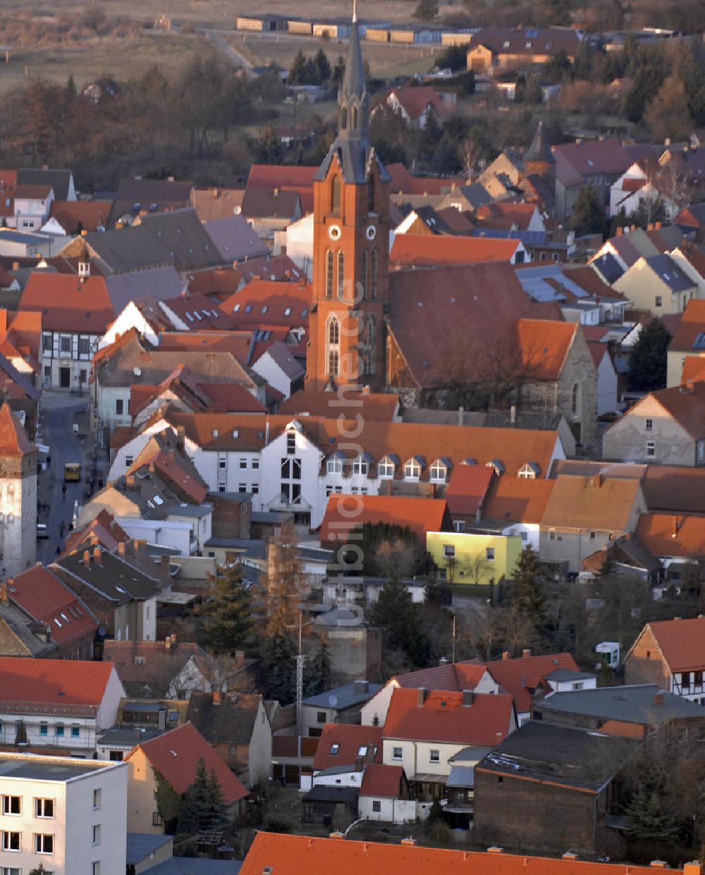 Gräfenhainichen von oben - Stadtansicht Gräfenhainichen