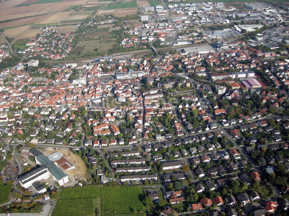Luftbild Grünstadt - Stadtansicht Grünstadt