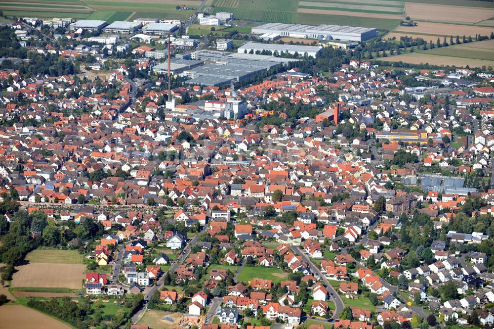 Großostheim aus der Vogelperspektive: Stadtansicht Großostheim in Bayern