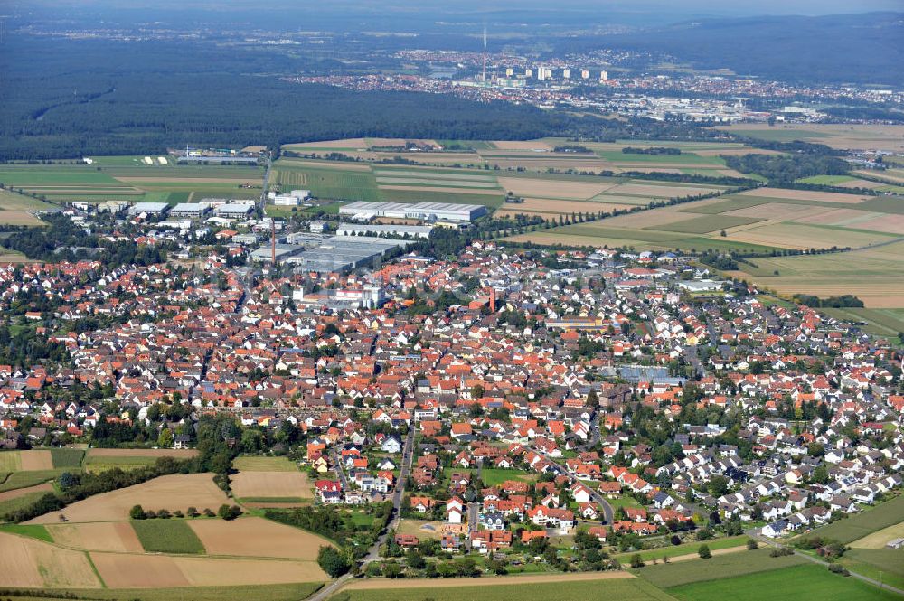 Luftaufnahme Großostheim - Stadtansicht Großostheim in Bayern