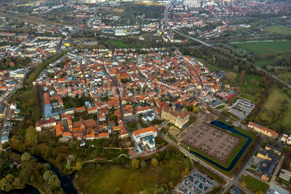 Luftbild Güstrow - Stadtansicht von Güstrow im Bundesland Mecklenburg-Vorpommern